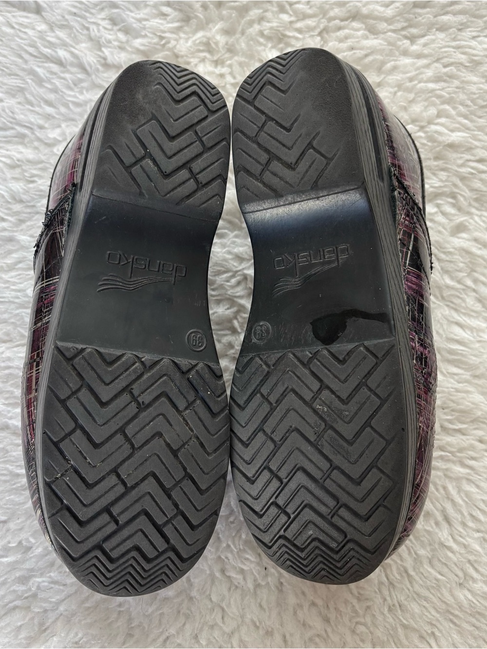 Dansko Patent Leather Multicolor Slip on Clogs Shoes size EU 39 - Picture 12 of 13